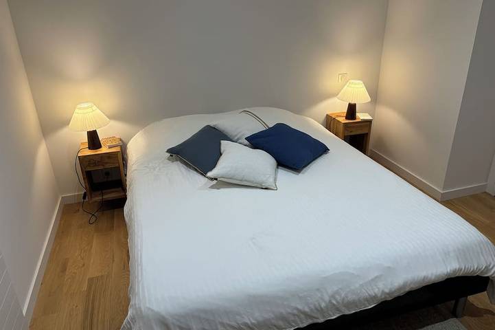 Location de vacances pour 6 personnes, avec jardin ainsi que terrasse et jacuzzi dans Plage Kermor - 4