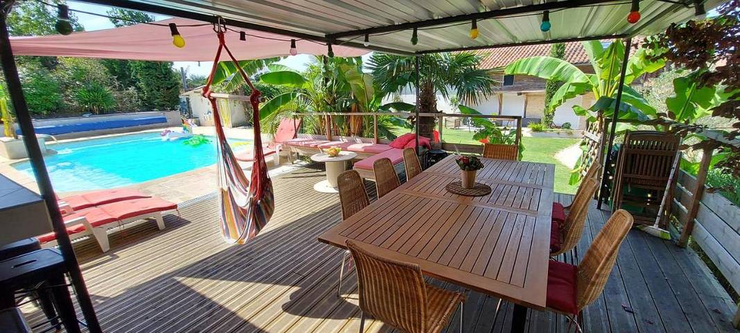 Villa pour 10 personnes, avec jardin ainsi que vue et piscine dans le Gers - 2