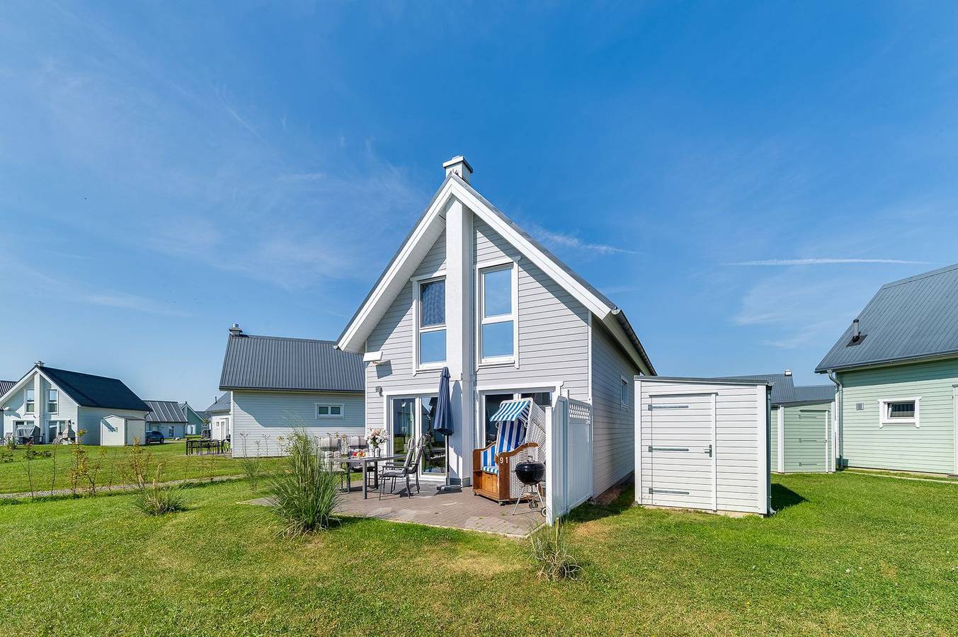 Nordstern - Infrarotsauna, Badewanne, Kamin, Dusche, Terrasse, Strandkorb, Grill in Olpenitz, Kappeln