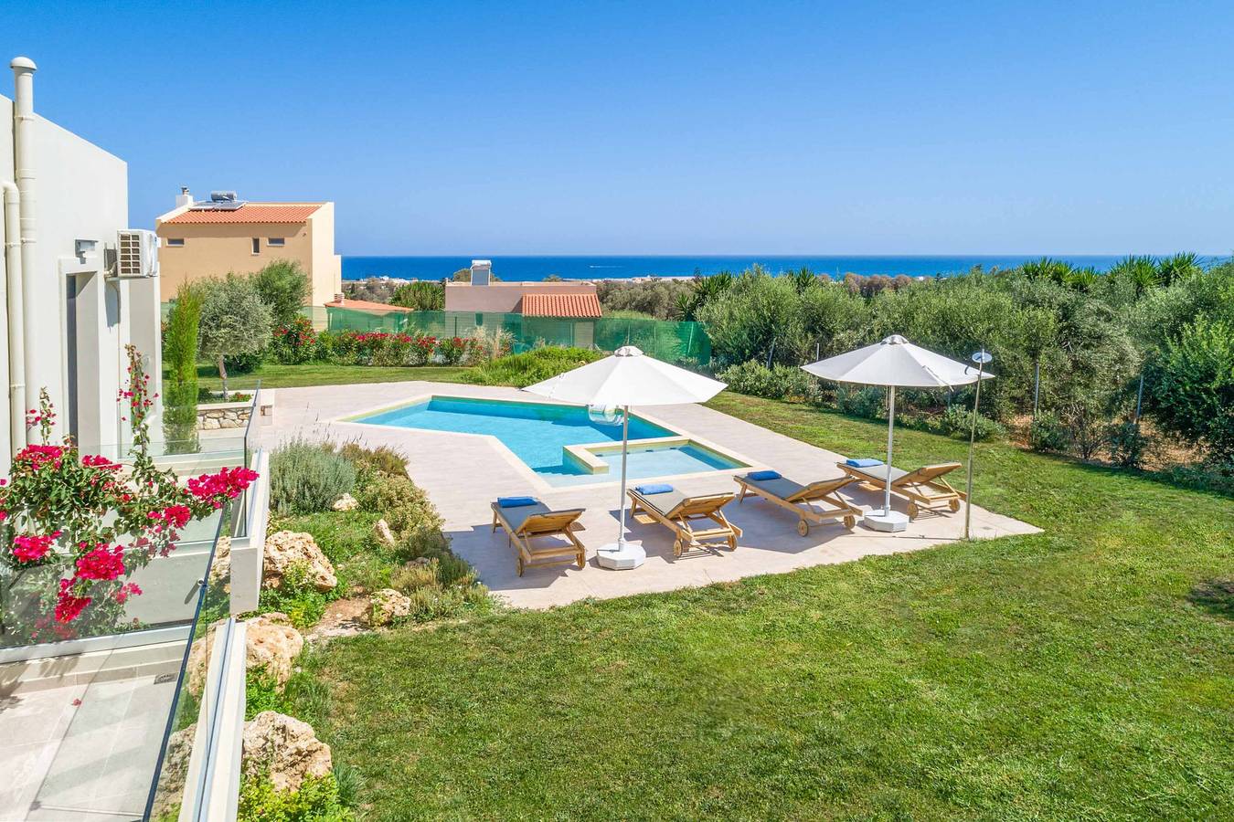 Villa Kampos Dio in Rethymno und Umgebung