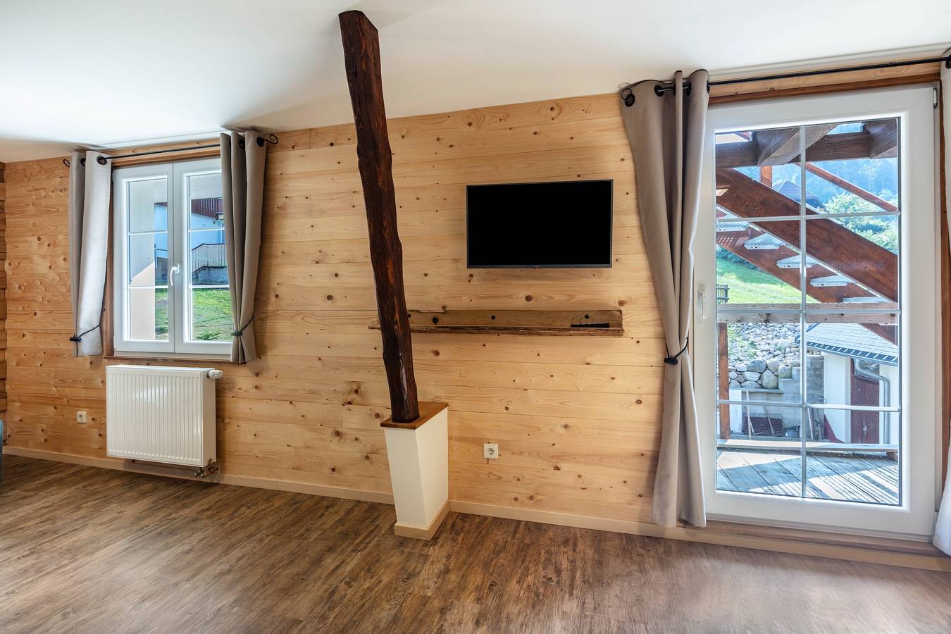 Ganze Wohnung, Ferienwohnung '6' mit Bergblick, Balkon und Wi-Fi in St. Blasien, Südschwarzwald