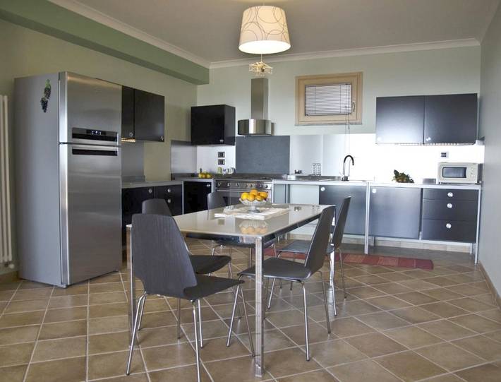 Ferienwohnung für 5 Personen, mit Balkon und Terrasse sowie Garten und Ausblick