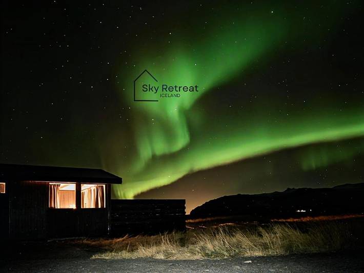 Cabaña para 3 personas, con jacuzzi y jardín en Islandia