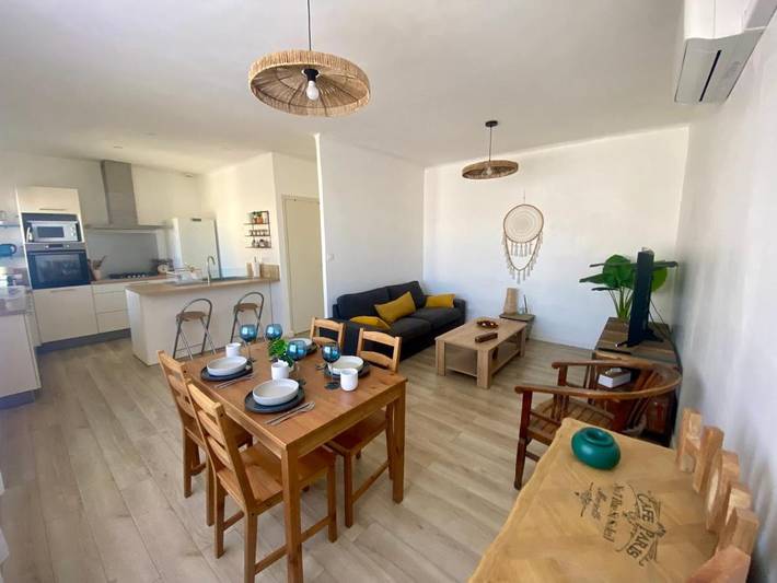 Appartement de vacances pour 4 personnes, avec Balcon et Terrasse