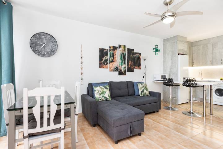 Ganze Wohnung, Ferienwohnung für 2 Personen mit Kinderpool in Playa de LA BALLENA (Arona), Arona