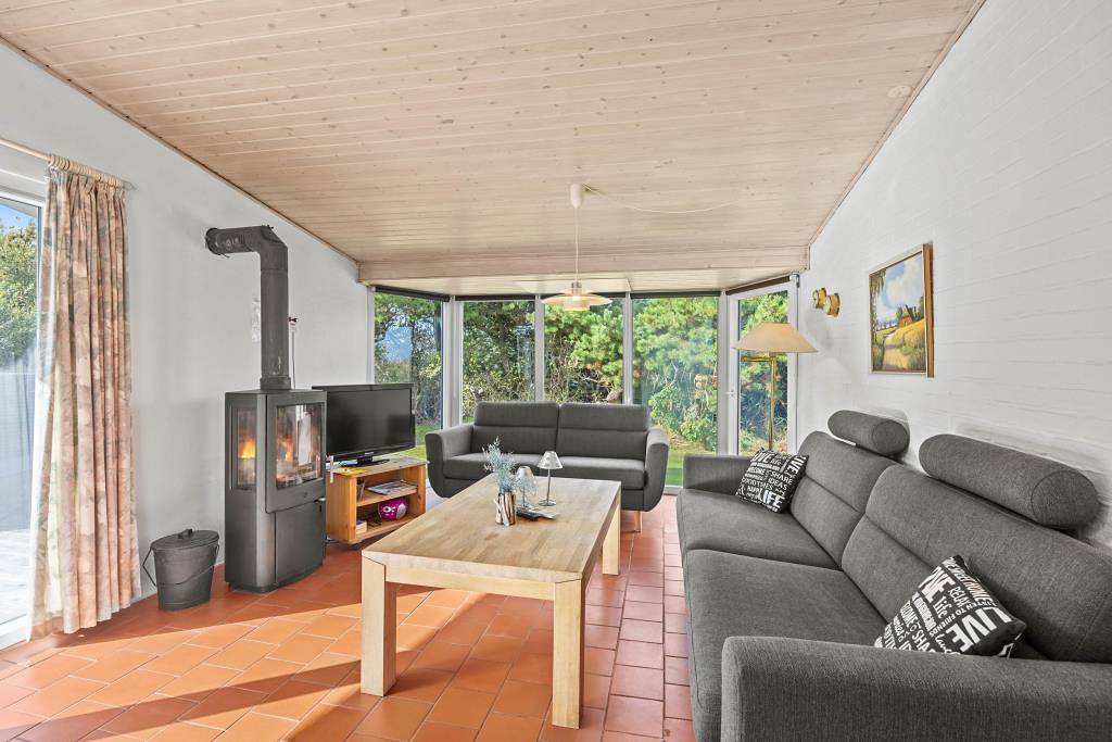 Fantastisch gelegenes Ferienhaus mit Außenstube in Lakolk, Rømø
