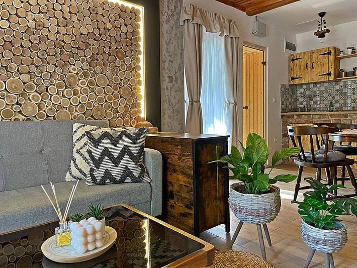 Apartament wakacyjny dla 2 osób, z ogród i widok na jezioro oraz sauna, zwierzęta dozwolone w Eger