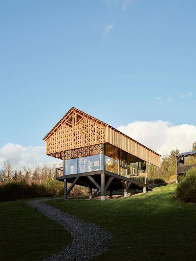 Maison de vacances pour 4 personnes, avec Jacuzzi et Terrasse ainsi que Sauna et Vue à Bertogne