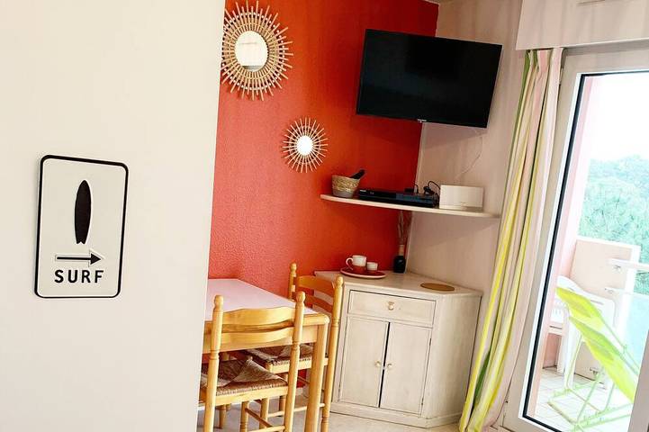 Gîte pour 5 personnes, avec balcon et piscine dans Golf Biarritz Le Phare