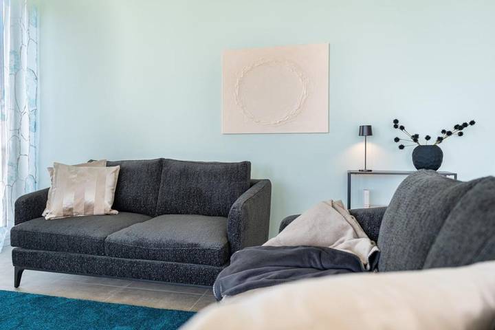 Ferienhaus mit Meerblick für 5 Personen, mit Ausblick und Terrasse sowie Seeblick und Sauna, mit Haustier im Stettiner Haff - 3