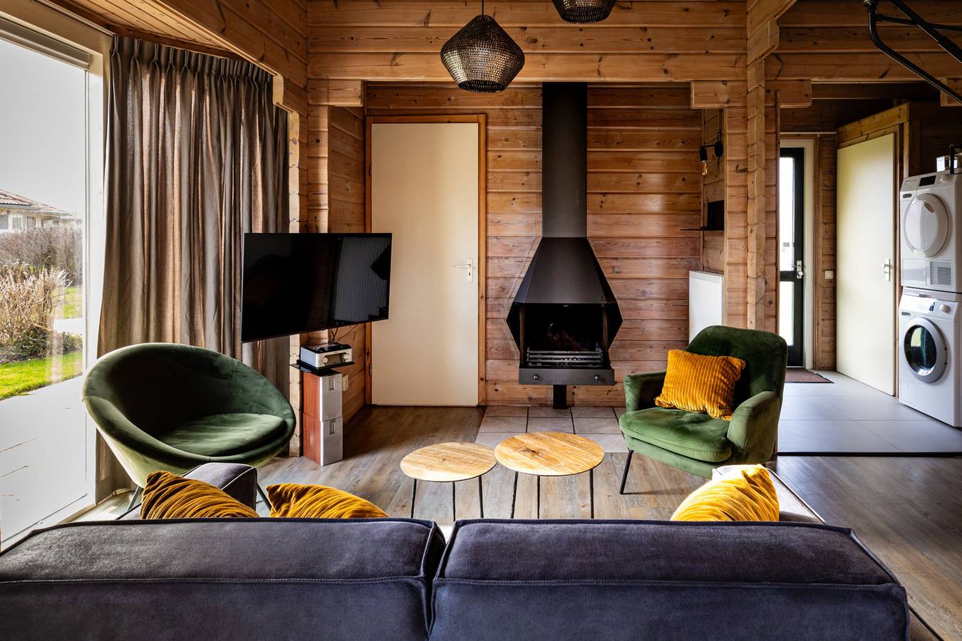 Kinderfreundlicher Bungalow für 4 Personen mit Kamin und Terrasse in Oosterend, Westfriesische Inseln