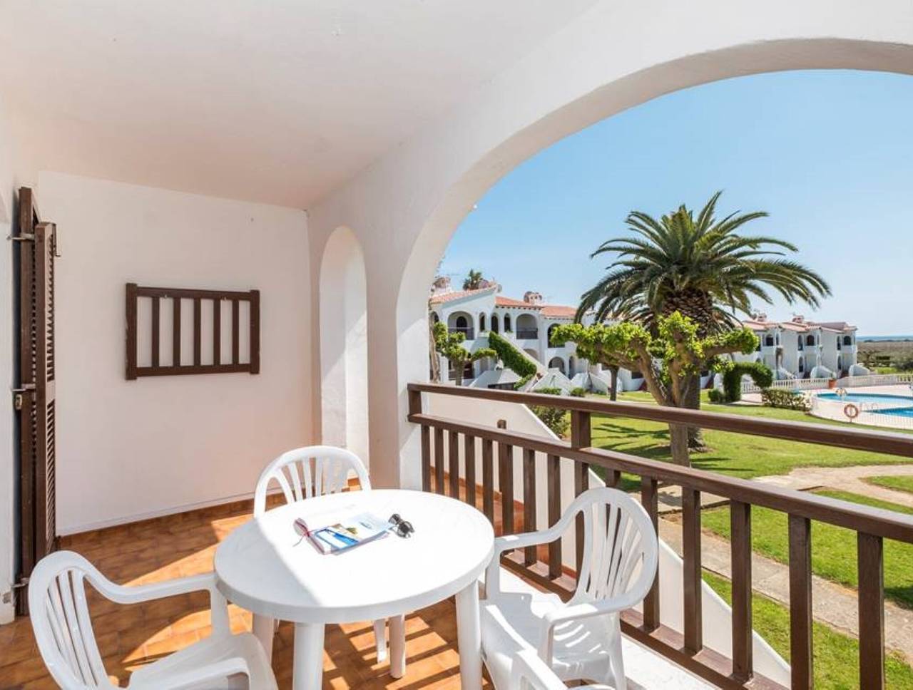 Apartment in Well-Maintained Complex with Pool - Girasol Garden Superior 2 B in San Jaime Mediterráneo, Alaior Municipality