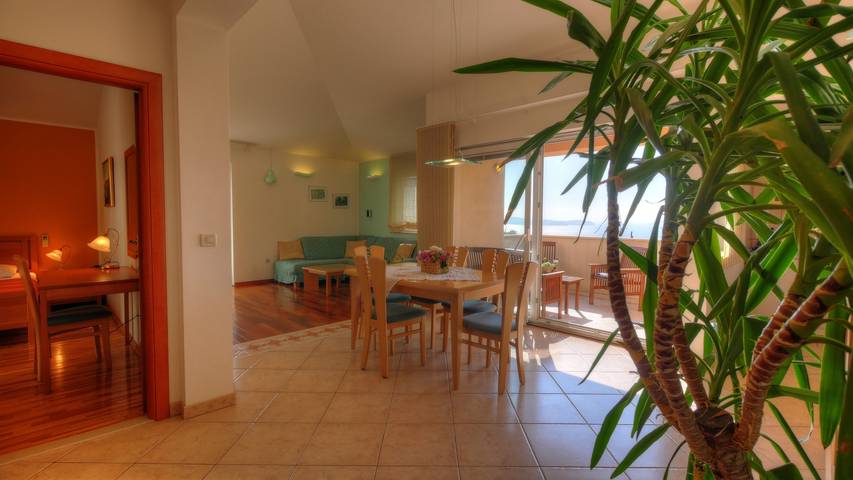 Ganze Wohnung, Ferienwohnung für 3 Personen mit Meerblick in Mlini, Dubrovnik-Neretva