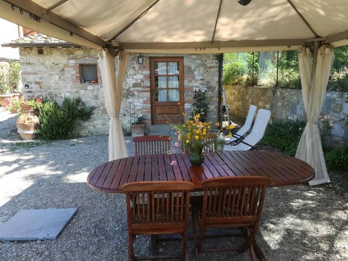 Agriturismo per 3 persone, con Terrazza e Giardino a San Casciano in Val di Pesa