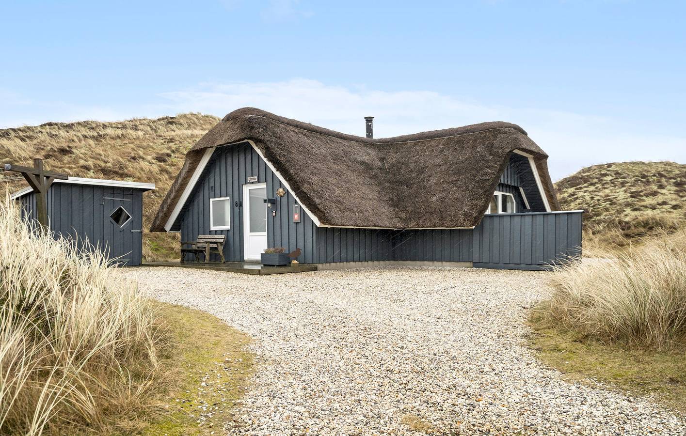 Ferienhaus für 4 Personen mit Terrasse in Skodbjerge, Hvide Sande