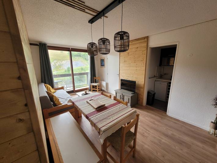 Gîte pour 8 personnes, avec Balcon dans Le Corbier