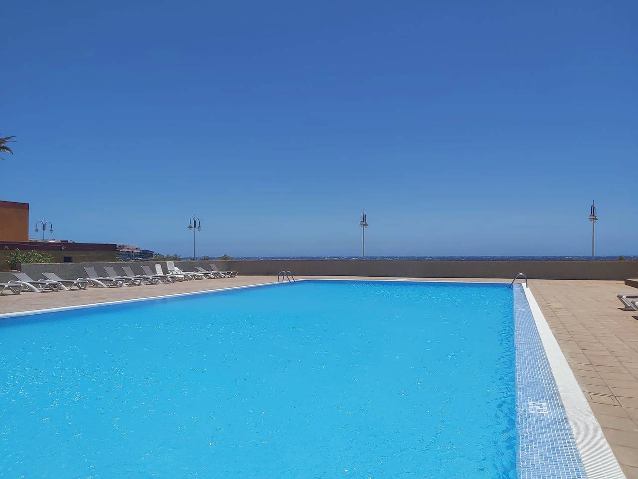 Vacation Home 'Agua Y Sol 2' with Sea View, Shared Pool and Wi-Fi in Porís de Abona, South Tenerife