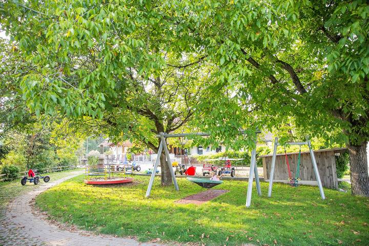 Ganze Ferienwohnung, Ferienhof Egger - Im Wiesle, 65qm, 2 Schlafzimmer, max. 4 Personen in Tettnang, Region Bodensee-Oberschwaben