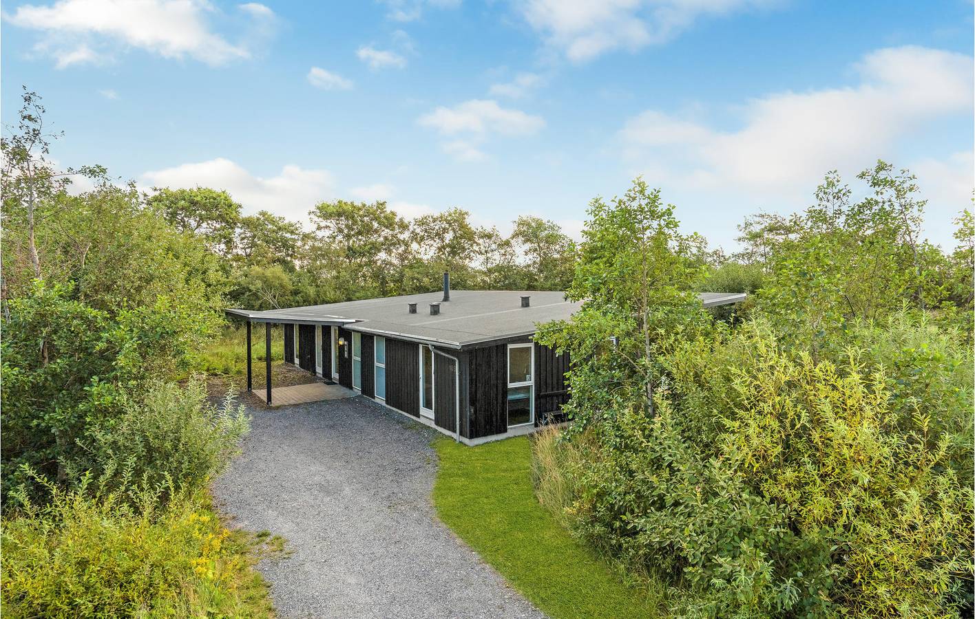 Holiday home for 8 people with terrace in Fjerritslev, Jammerbugt