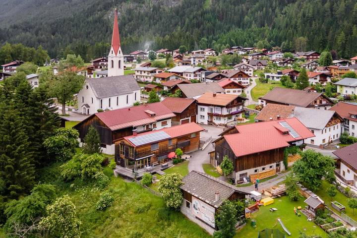Hütte für 3 Personen, mit Garten und Ausblick, kinderfreundlich im Lechtal - 2
