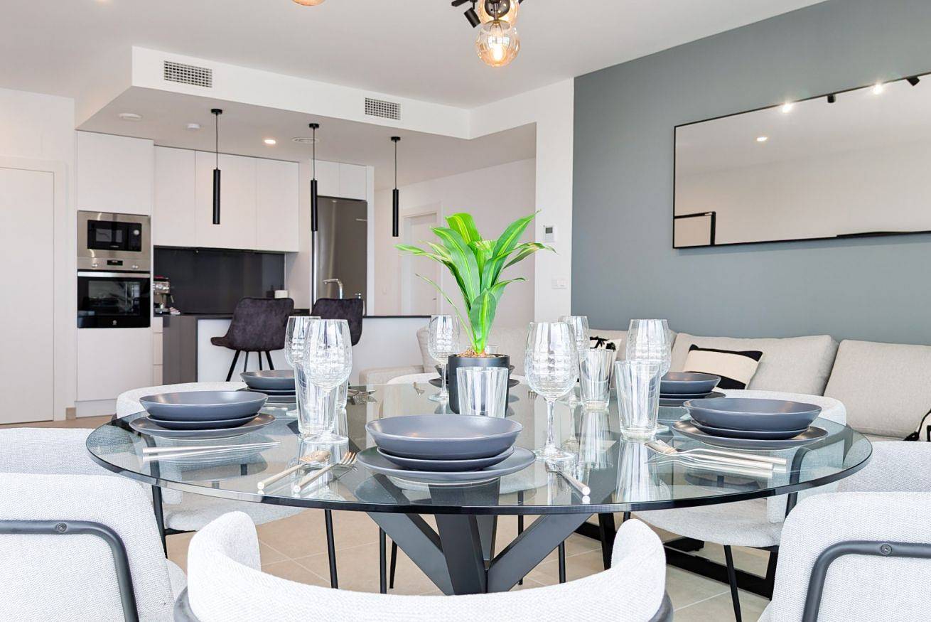 Appartement entier, Appartement de vacances pour 6 personnes avec balcon in Polop, Costa Blanca