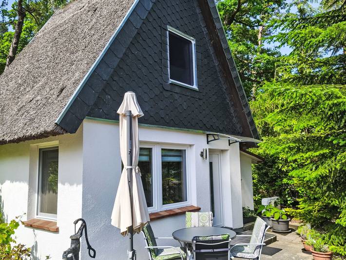 Reetgedecktes Haus in Karlshagen, Usedomer Norden