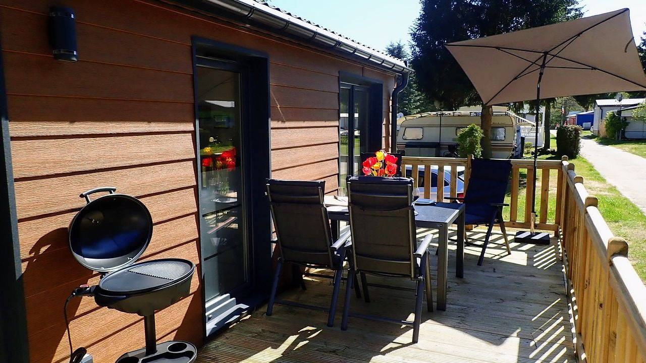 Ganze Ferienwohnung, Mobilheim für 4 Personen (48 m²) in Lohmen in Güstrow - Umland, Naturpark Nossentiner/Schwinzer Heide