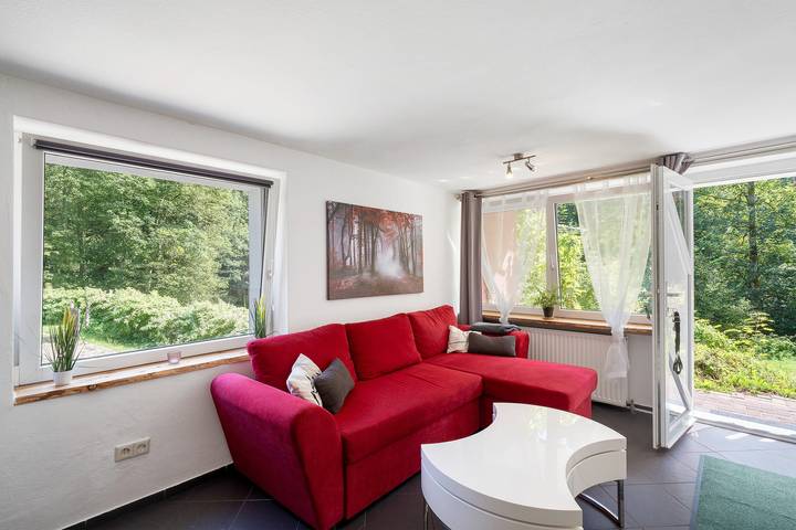 Ferienwohnung für 4 Personen, mit Garten, mit Haustier