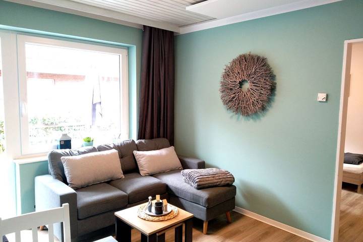 Ferienwohnung für 4 Personen, mit Terrasse, mit Haustier in Jade