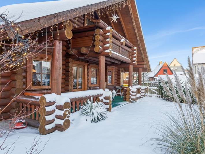 Chalet für 6 Personen, mit Garten und Balkon im Harz