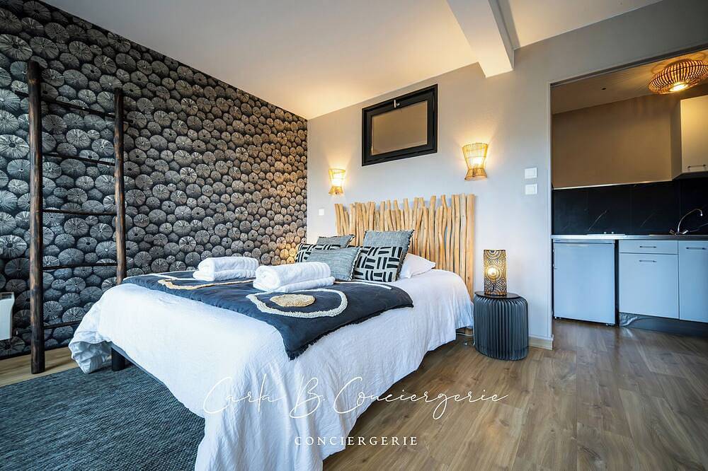Appartement entier, Coquillage - Studio 2 p face à la mer « La Villa De La Plage De Rospico » Nevez in Rospico, Névez