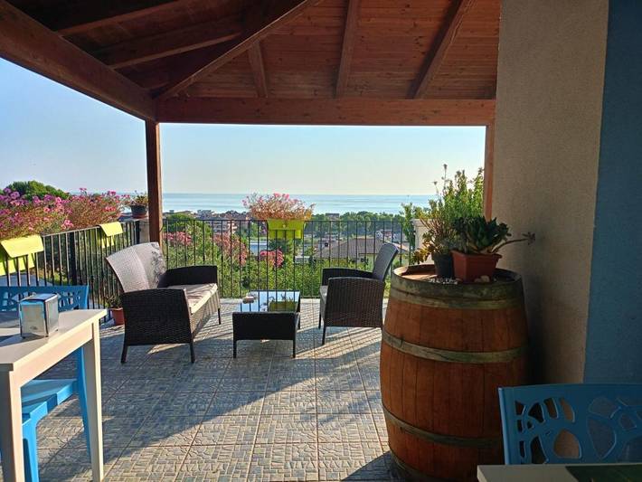 B&b per 3 persone, con Balcone e Terrazza nonché Giardino e Panorama a Francavilla al Mare