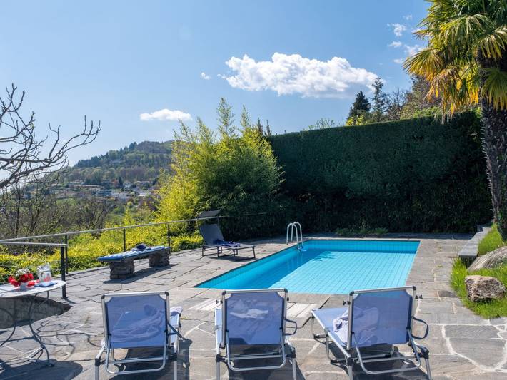 Ferienhaus für 8 Personen, mit Terrasse und Garten sowie Seeblick am Luganersee - 4