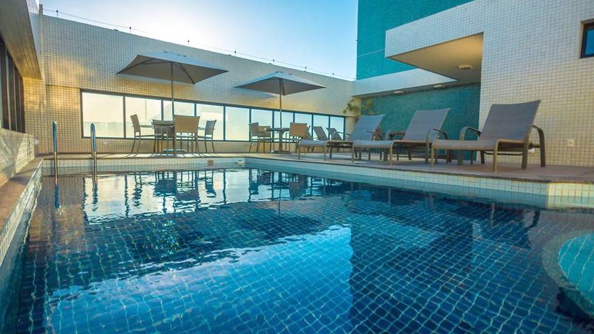 Pousadas para 2 pessoas, com terraço e sauna e ainda piscina em Lauro de Freitas