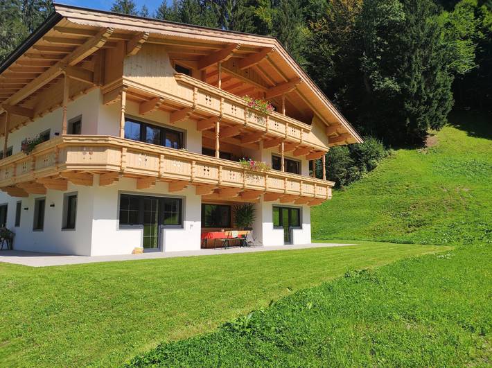 Chalet voor 5 personen, met balkon en tuin in Wildschönau