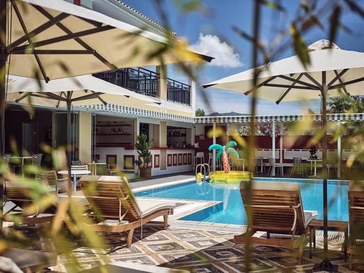 Hôtel pour 2 personnes, avec jardin et vue ainsi que piscine et sauna