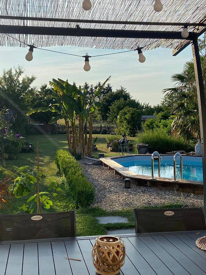 Maison de vacances pour 10 personnes, avec piscine et jardin