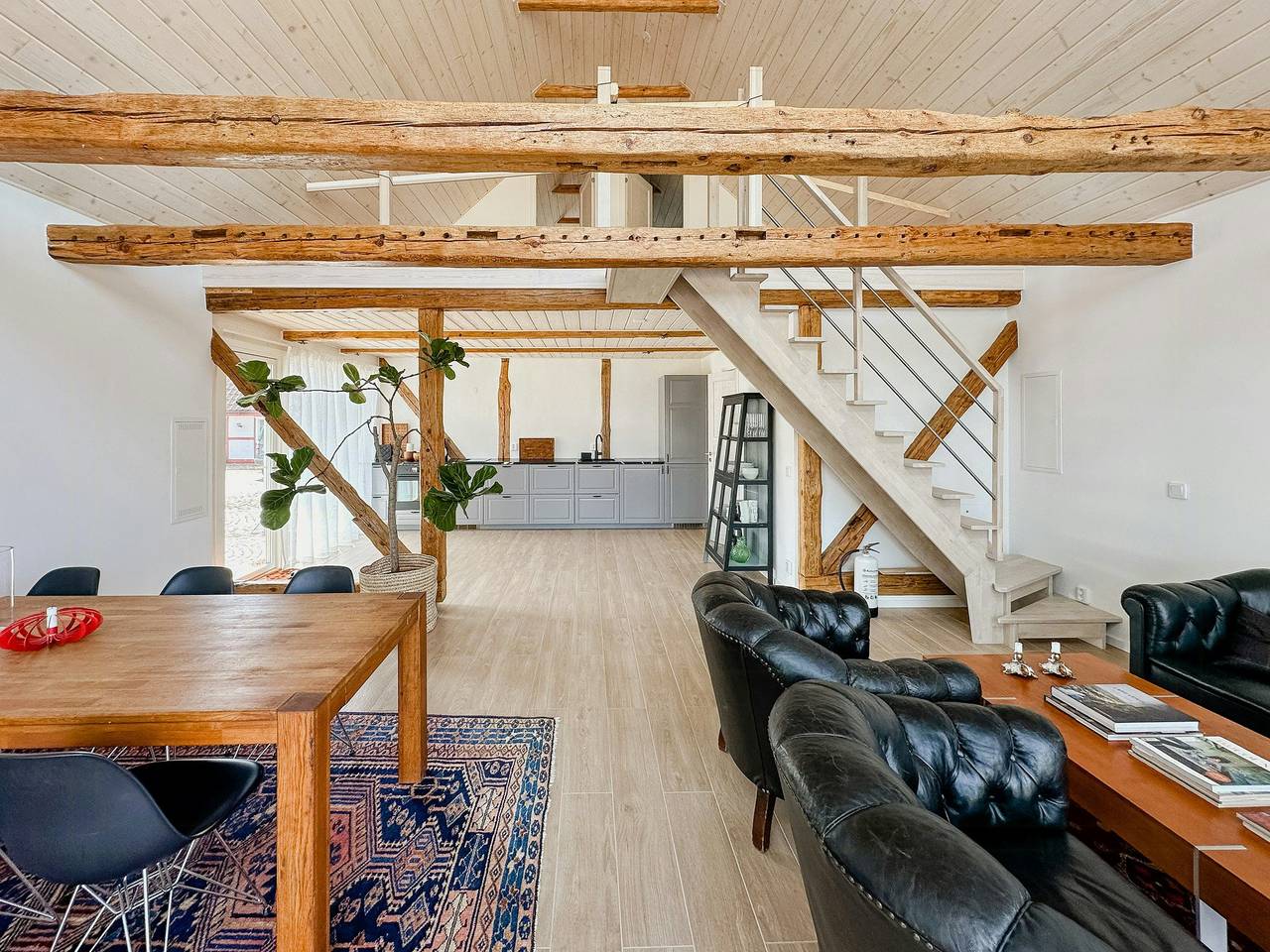 Moderne Wohnung auf historischem Pferdehof in Höganäs, Skane