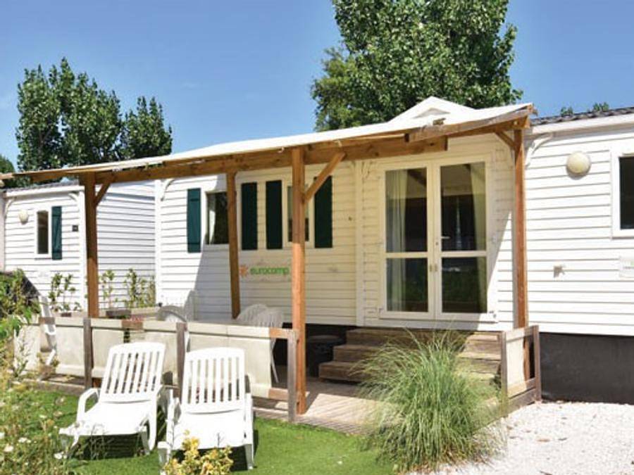 Camping Domaine des Naiades - Mobile home 8 persons - Classic | 3 Bedrooms | 6/8 Pers | Raised terrace | Air conditioning in Grimaud, Draguignan region