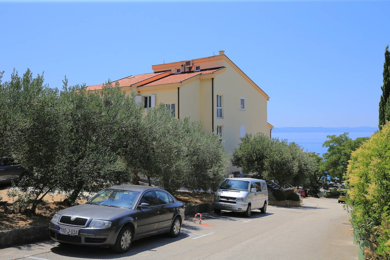 Ganze Wohnung, Studio Appartement mit Balkon und Meerblick Tucepi, Makarska As-24643-c in Tucepi, Makarska Riviera