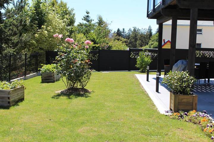Appartement de vacances pour 4 personnes, avec jardin et vue