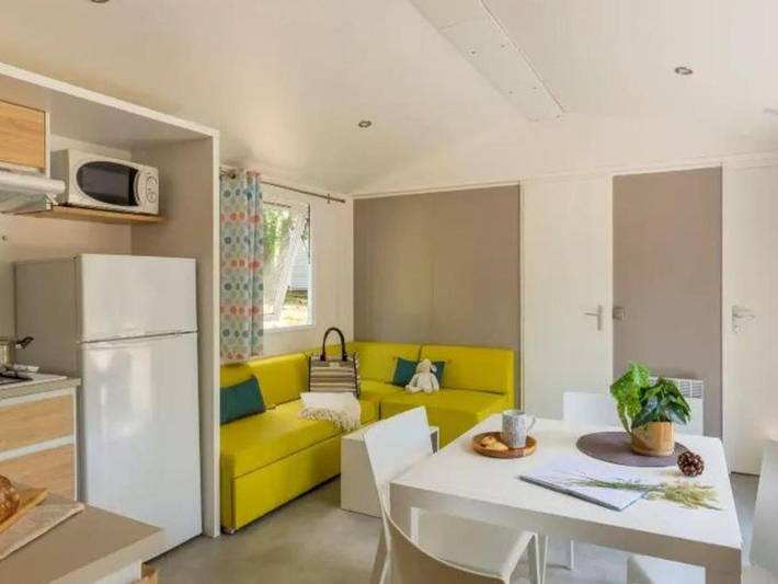 Camping pour 6 personnes, avec terrasse et piscine, animaux acceptés à Saint-Palais-sur-Mer - 3