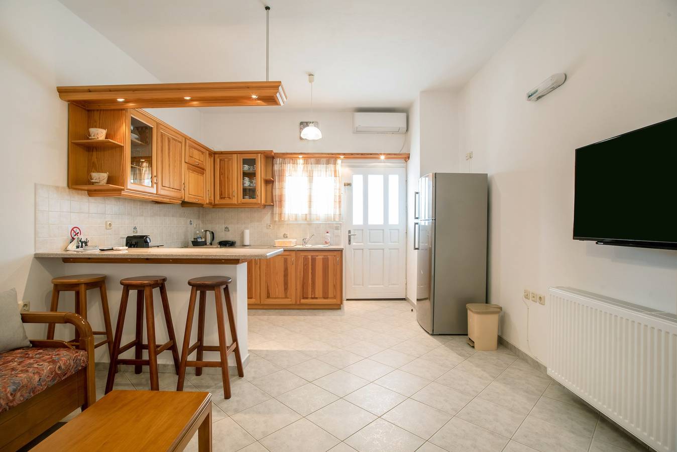 Appartement entier, Appartement 'Bernie House 1' avec vue sur la montagne, Wi-Fi et climatisation in Naxos