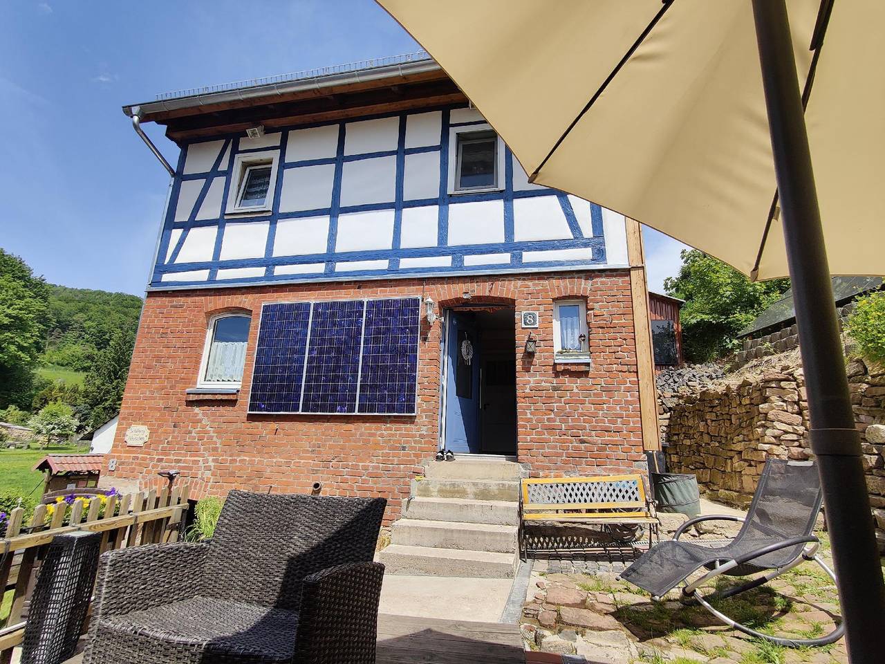 Ferienhaus in Holzhausen mit Grill und Terrasse in Herleshausen, Werra-Meißner-Kreis