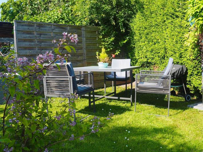 Ferienwohnung für 4 Personen, mit Garten in Rappin