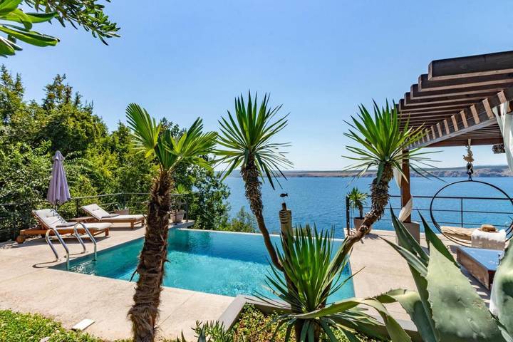 Ferienhaus für 4 Personen, mit Pool und Garten sowie Ausblick - 1