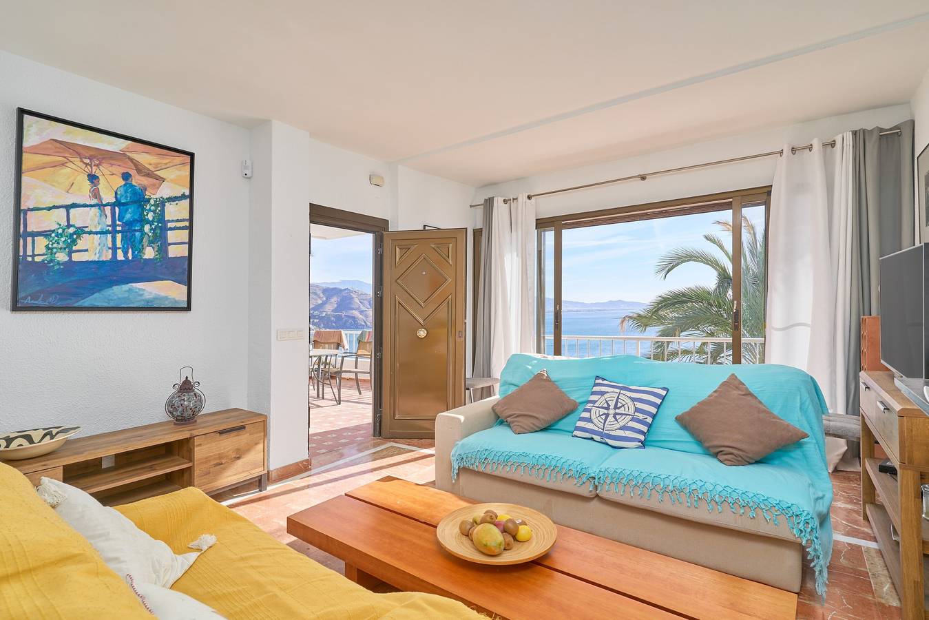 Villa „El Nido“ mit Meerblick, Wlan und Klimaanlage in Los Pinos (Almuñecar), Almuñecar