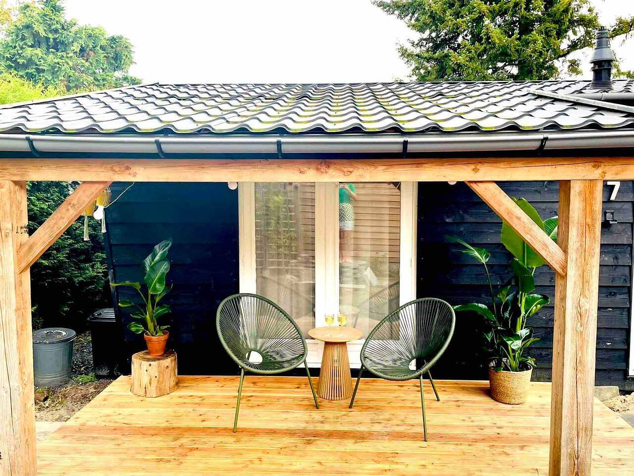 Uniek chalet op de Veluwe met airco in Putten, Veluwe