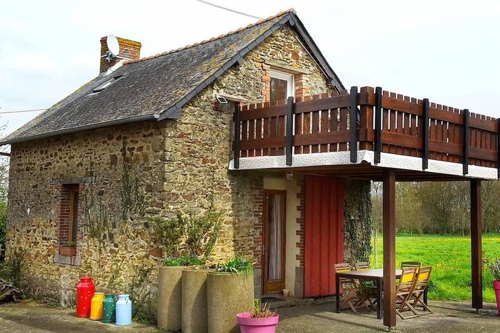 Location de vacances pour 4 personnes, avec Jardin à Cuillé
