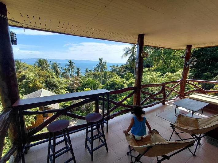 Ferienhaus für 4 Personen, mit Balkon/Terrasse und Ausblick auf Koh Phangan